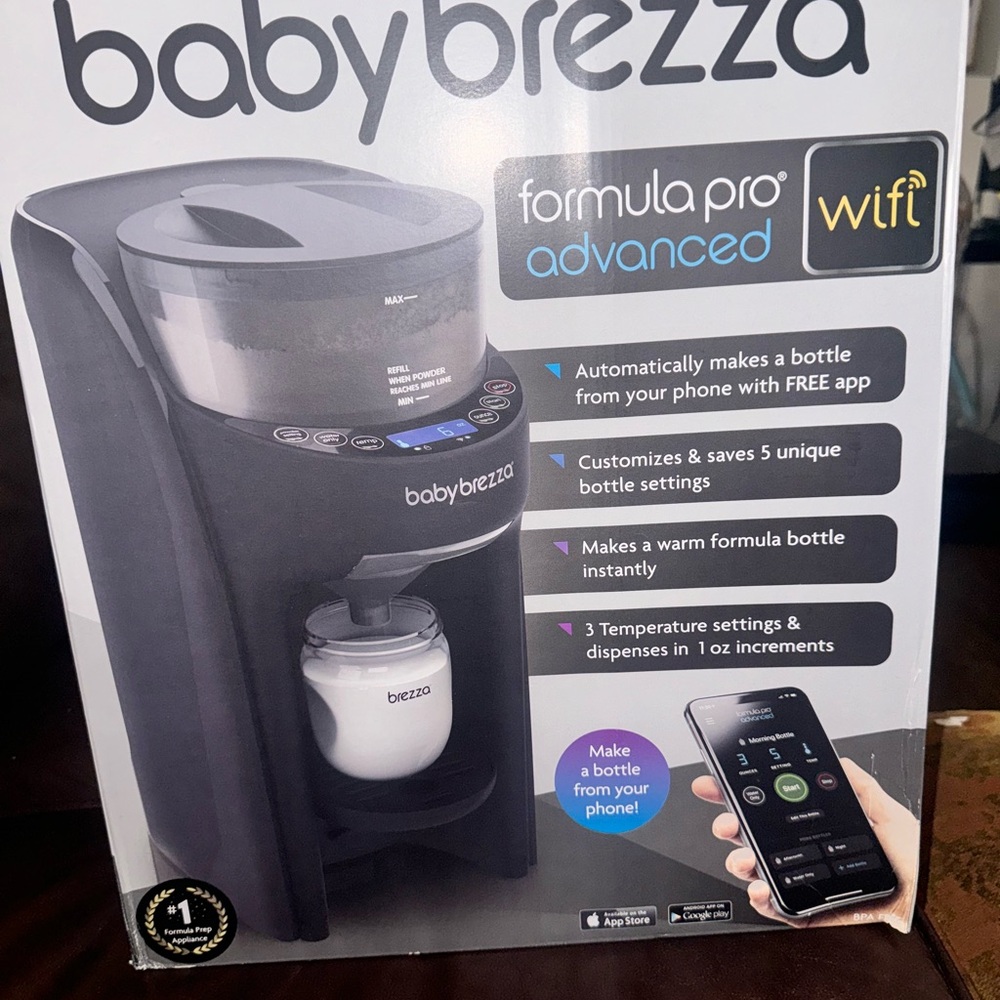 Baby Brezza Formula Pro Advanced WiFi Baby Formula Dispenser - Black